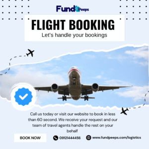 Book Flights & Hotels With Fundpeeps Logistics