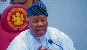 Akpabio to Ex-Senator Effiong Bob: Withdraw Your Son from Assembly If You Reject Godfatherism