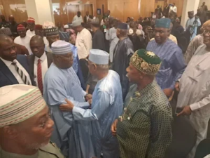 Atiku, David Mark, Obi, Amaechi lead opposition press conference in FCT